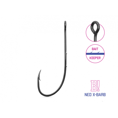 Delphin Háčeky Na Čeburašku B! NEO X-Barb 8 ks 3/0