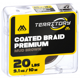 Mikado Pletená Návazcový Coated Braid Premium Tmavě Hnědá 20lbs/10m 1 Ks