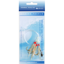 Mikado Mořský Návazec Fish Skin Rig Holo #04 1 Ks