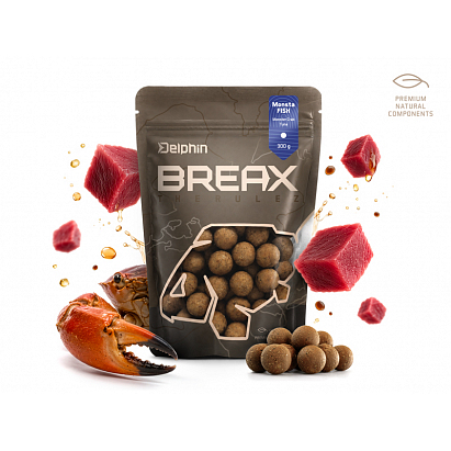 Boilies Delphin BreaX / MonstaFISH - Monster Krab-Tuňák/24mm/300g