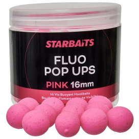 Starbaits Plovoucí boilies  Fluo Pop Ups Pink 70g