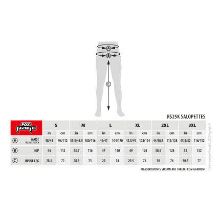 Fox Rage Kalhoty Light Camo RS Triple Layer Salopettes