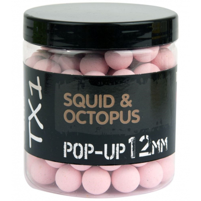 Shimano Plovoucí Boilie TX1 Pop Up Squid & Octopus Washed Out Pink