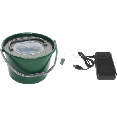 Vzduchovací motorek AA /USB + Řízkovnice 13/18L Vedro 13L