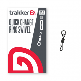 Trakker Obratlíky QC Ring Swivel vel.8, 10ks