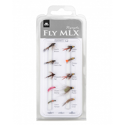 Mikado Sada Umělé Mouchy Nymphs Barbed 1 Ks
