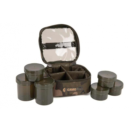 Fox Pouzdro Camolite 6 Pot Hookbait Case