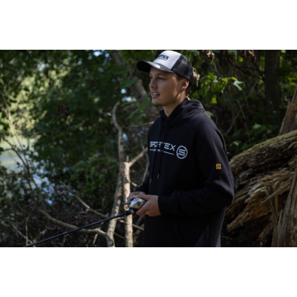 Sportex rybářská mikina s kapucí černá Velikost: XL