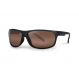 Matt Black Wrap Brown Lens Eyewear