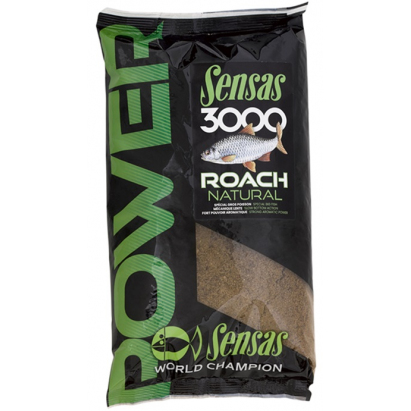 Sensas 3000 Power Roach Natural plotice 1kg