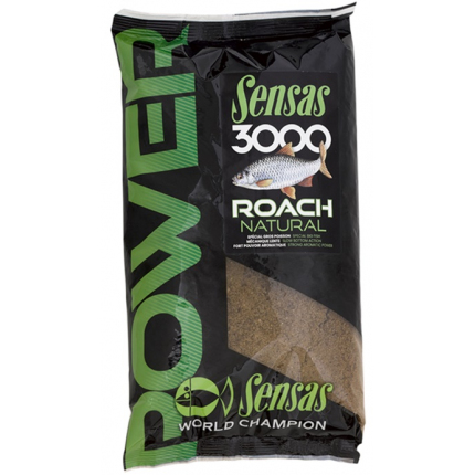 Sensas 3000 Power Roach Natural plotice 1kg