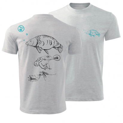 Giants fishing Tričko dětské šedé Kapřík
