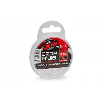 Fox Rage Fluorocarbon Strike Point Drop N Jig Line 40 m