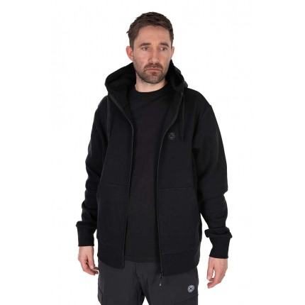 Matrix Mikina Zipped Hoody Black Stealth