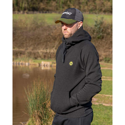 Matrix Mikina Pullover Hoody Black Marl