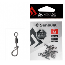 Obratlík Rolling S Kroužkem Mikado Vel. M 10 Ks