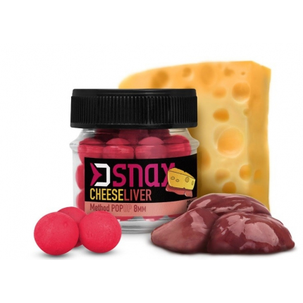 Delphin Pop Up Nástraha D Snax Pop Sýr Játra 20 g 12mm