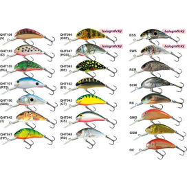 Salmo rybářské woblery Hornet H5F barva GFP