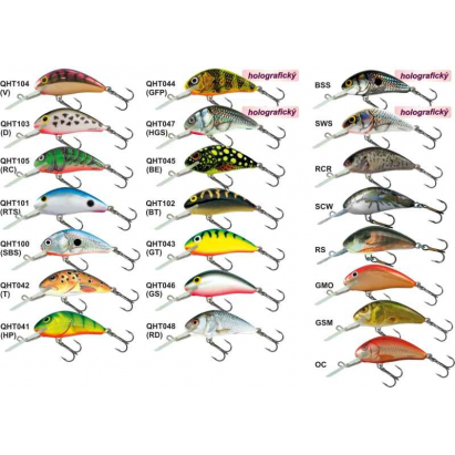 Salmo rybářské woblery Hornet H5F barva GFP Salmo rybářské woblery Hornet H5F barva GFP