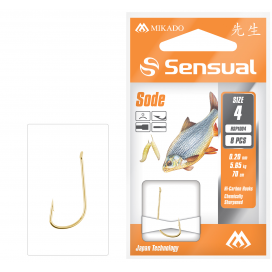 Mikado Navázané Háčky Sensual Sode No 12 G / Vlasec: 0.12mm/70cm 8 Ks