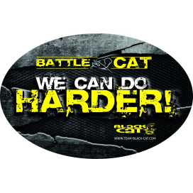 Black Cat Samolepka Battle Cat 12x8cm