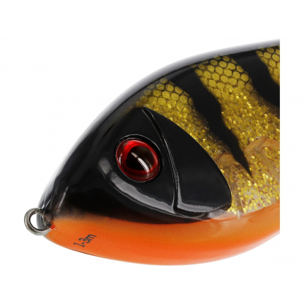 Westin Wobler Swim Glidebait Sinking 12 cm 58 g 3D Amber Perch