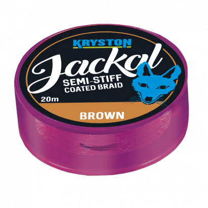 Kryston potahované šňůrky - Jackal Gravel Brown 30lb 20m Kryston potahované šňůrky - Jackal Gravel Brown 30lb 20m
