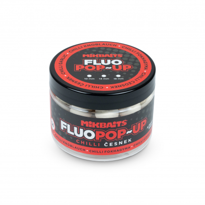 Plovoucí fluo boilie 150ml - Chilli Česnek 14mm