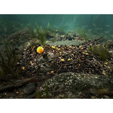 Delphin Pelety Reaxe Ready&Go Pellet Box + Booster a Nástrahy Kukuřice-Ananas 400 g