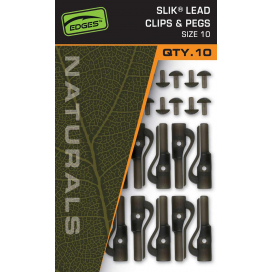 Fox Závěsky Edges Naturals Slik Lead Clip & Pegs Size 10