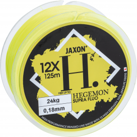 HEGEMON SUPRA 12X FLUO BRAIDED LINE 0,10mm 125m - Jaxon Šňůra HEGEMON SUPRA 12X FLUO BRAIDED LINE 125m