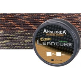 Anaconda Šňůrka Camou Leadcore Green 45lb
