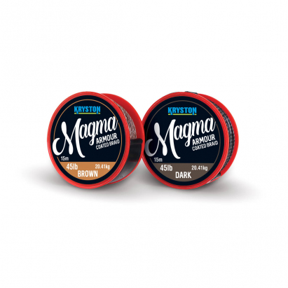 Kryston odolné návazce - Magma Dark Silt 45lb 15m