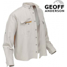 Košile Polybrush 2 Geoff Anderson dlouhý rukáv - písková Velikost: XL