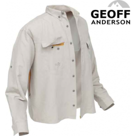 Košile Polybrush 2 Geoff Anderson dlouhý rukáv - písková Velikost: XL