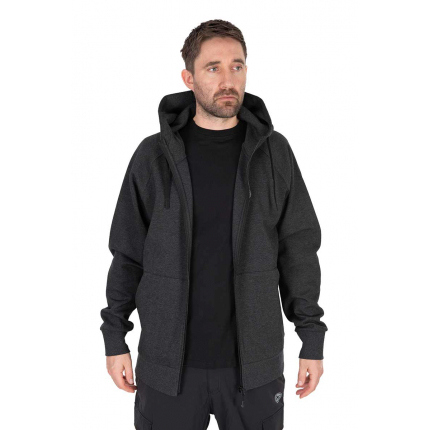 Matrix Mikina Zipped Hoody Charcoal Marl