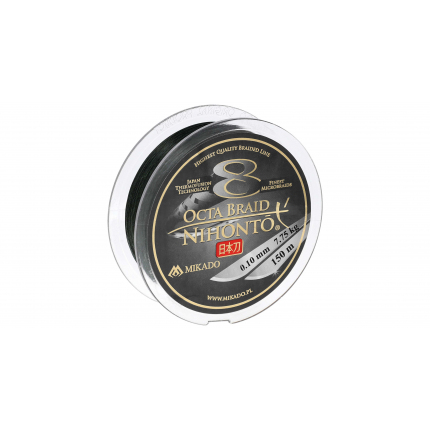 Mikado Pletená Šňůra Nihonto Octa Braid 150m Zelená