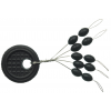 Sensas Zarážky Black Oval S 10ks