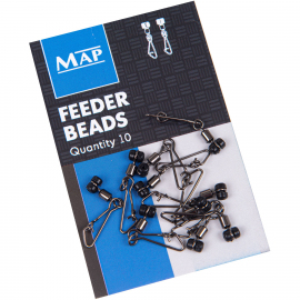 MAP průjezdy s karabinkou feeder beads 10ks