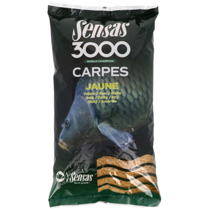 Sensas Krmení 3000 Carpes Jaune 1kg Sensas Krmení 3000 Carpes Jaune 1kg