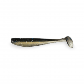 Haibo gumové nástrahy EASOO T-tail fish 5cm 20ks - Black&Silver