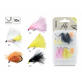 Delphin Sada Umělých Mušek FLY Pond Trout 10 ks