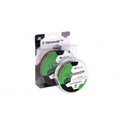 Mikado Vlasec Sensual N.g. Feeder 0.20mm/7.5kg/300m Hnědá 1 Cívka Mikado Vlasec Sensual N.g. Feeder 0.20mm/7.5kg/300m Hnědá 1 Cívka