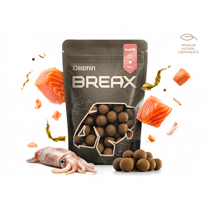 Boilies Delphin BreaX / SeaKER - Oliheň-Losos/16mm/300g