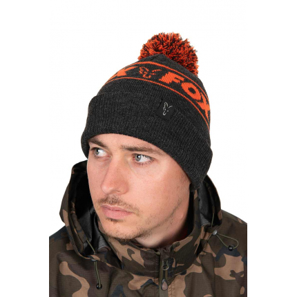 Fox Čepice Collection Bobble Black Orange