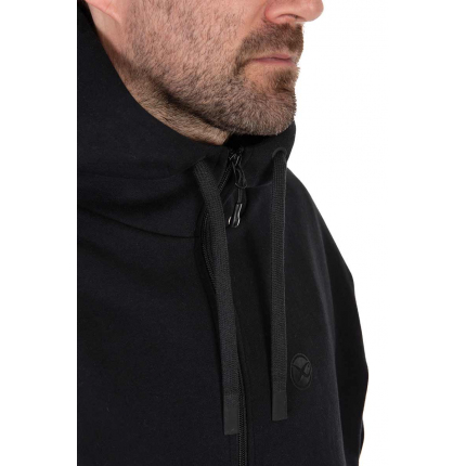 Matrix Mikina Zipped Hoody Black Stealth