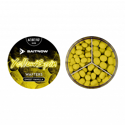 BaitNow Wafters Method Feeder Yellow Spin Vel. 6/8/10 24g Balení 1 Ks BaitNow Wafters Method Feeder Yellow Spin Vel. 6/8/10 24g Balení 1 Ks