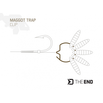 Delphin Klip Na Červy TheEND Maggot Trap 15 ks