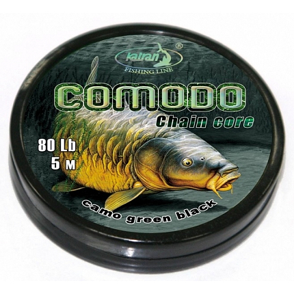 Katran Šňůra S Řetízkovým Jádrem COMODO 80 lb 5 m