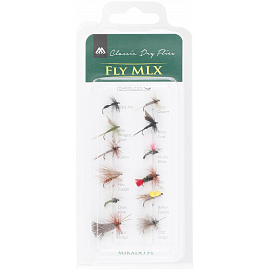 Mikado Sada Umělé Mouchy Dry Flies Barbless 1 Ks